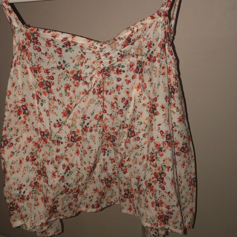 Flower crop top